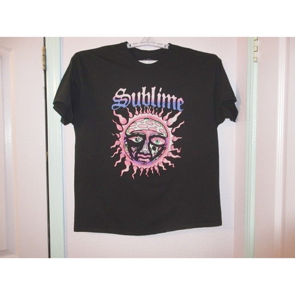 Sublime Sun Graphic Band T-Shirt Mens 2XL Alt Rock Grunge Neon 90s